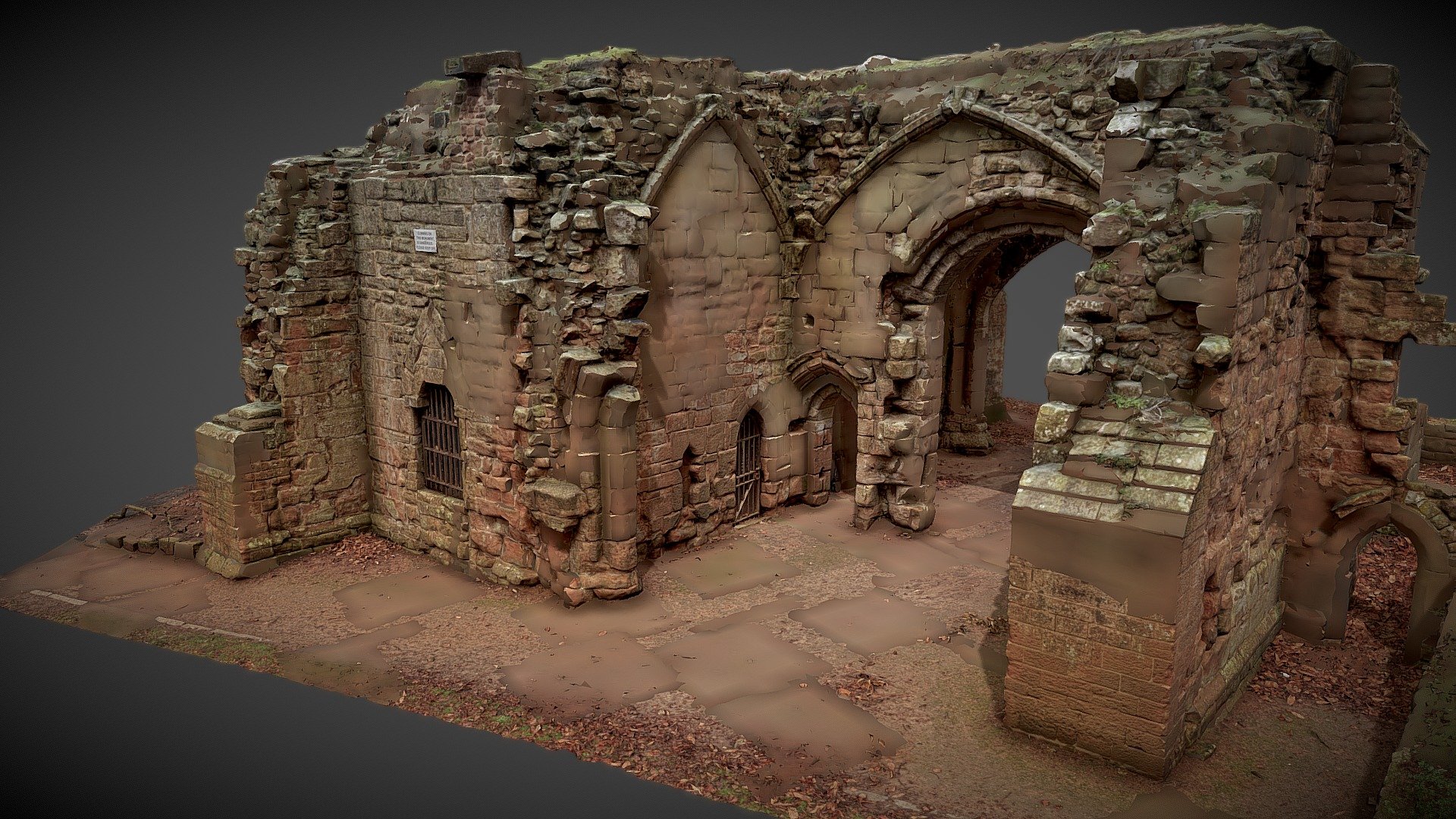 KENILWORTH ABBEY - 3D model by Ross-RiVR.uk [eae235a] - Sketchfab