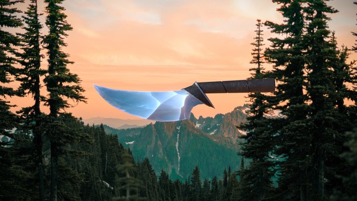 Ice Knife 3D Model