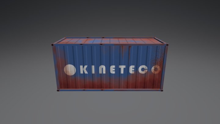 Container Export 3D Model