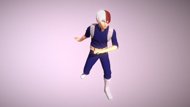 Cute Anime Boy Character - Fujita 3D Model by CGAnime