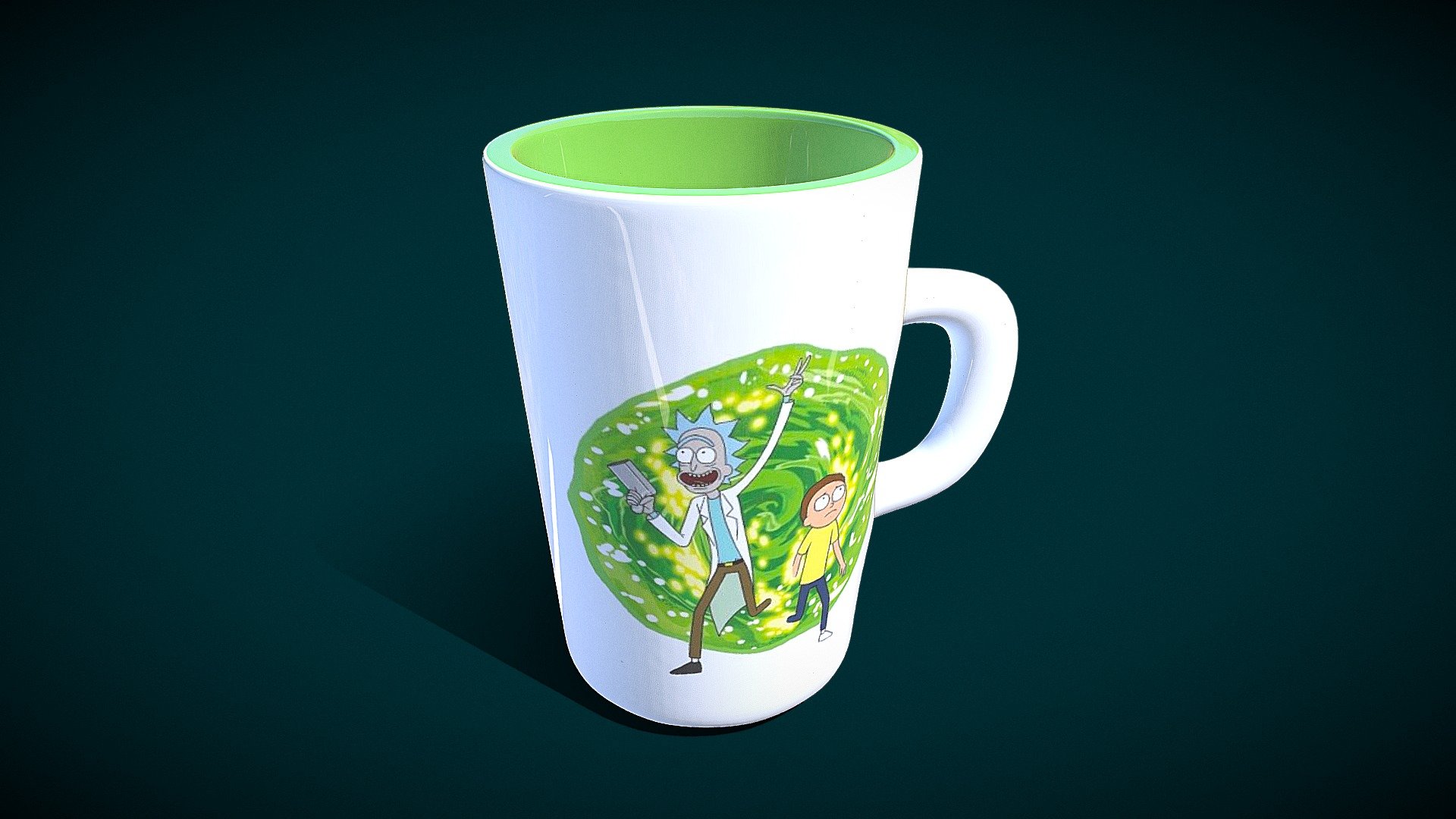 Rick and Morty cup - Buy Royalty Free 3D model by Gabriel Diego ...