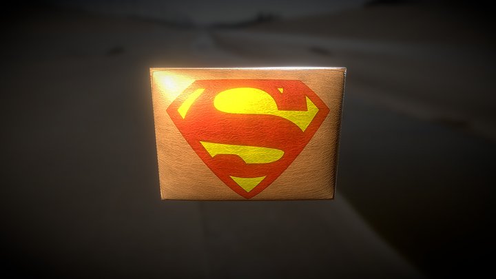 Superman Pillow 3D Model