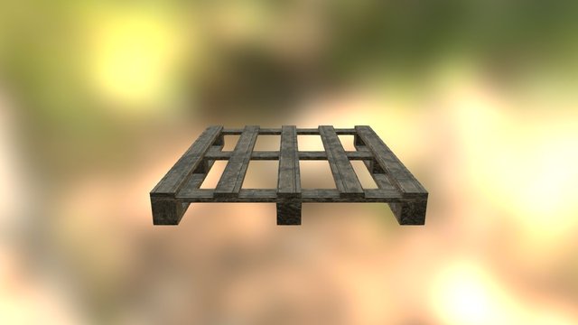 Wooden Pallet 3D Model