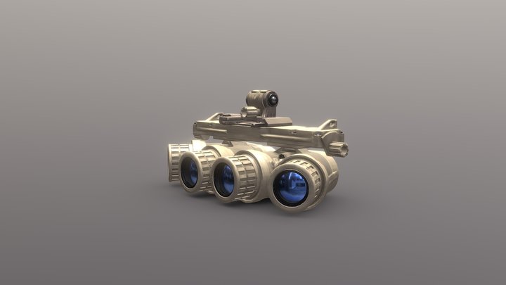 Night Vision Goggles low 3D Model
