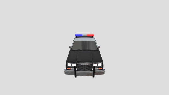 Police Car 3D Model