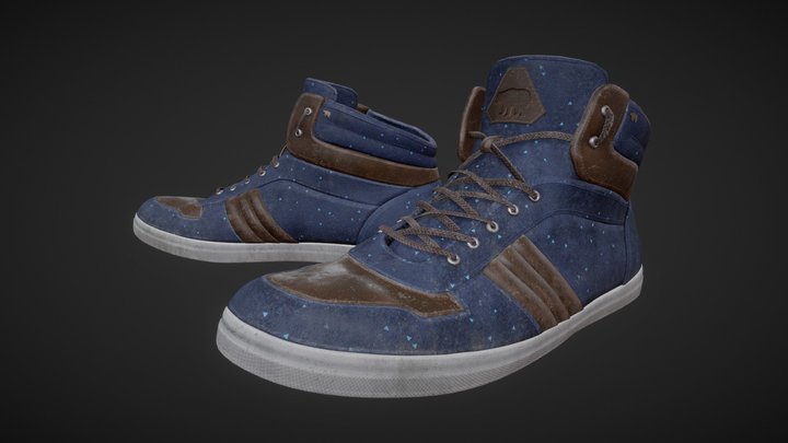 Texturing Challenge : Bear Shoes 3D Model