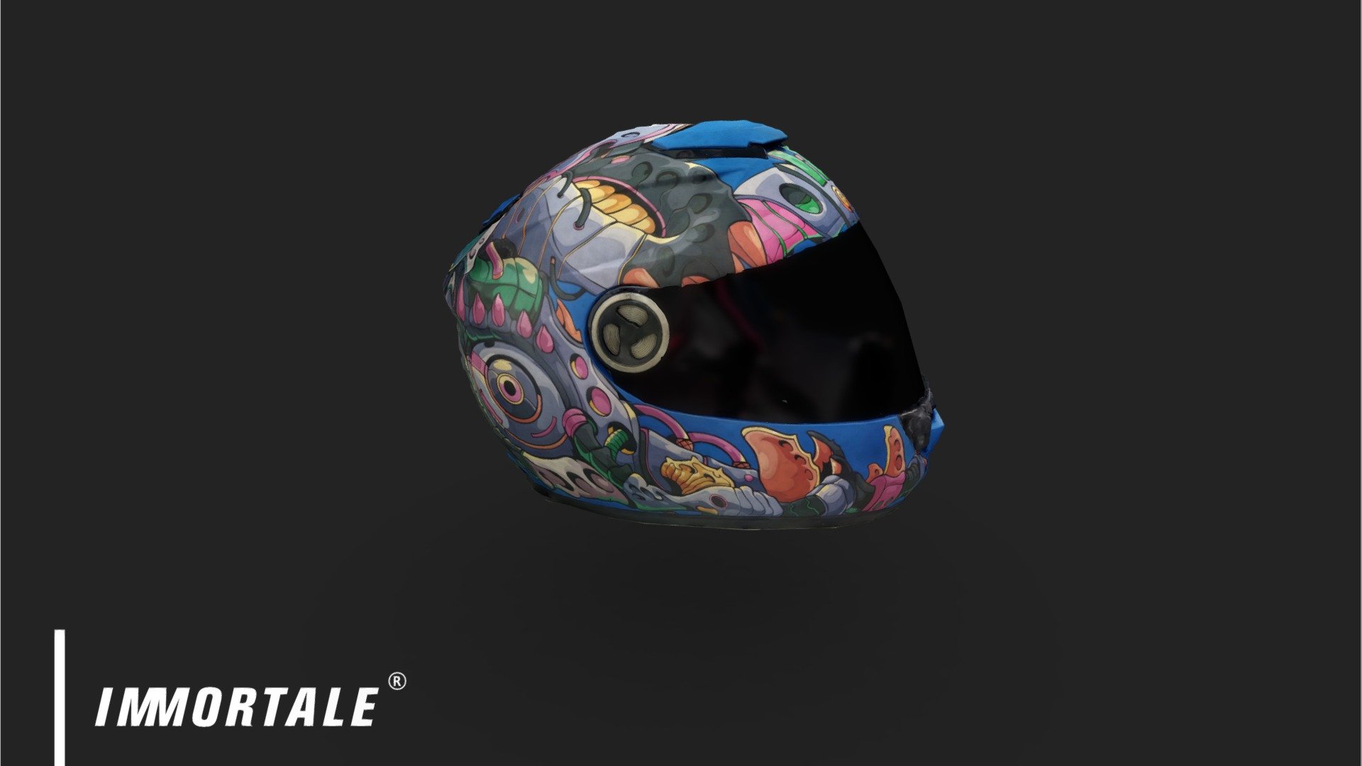 Casco Drago immortale — Sketchfab embed 3D viewer
