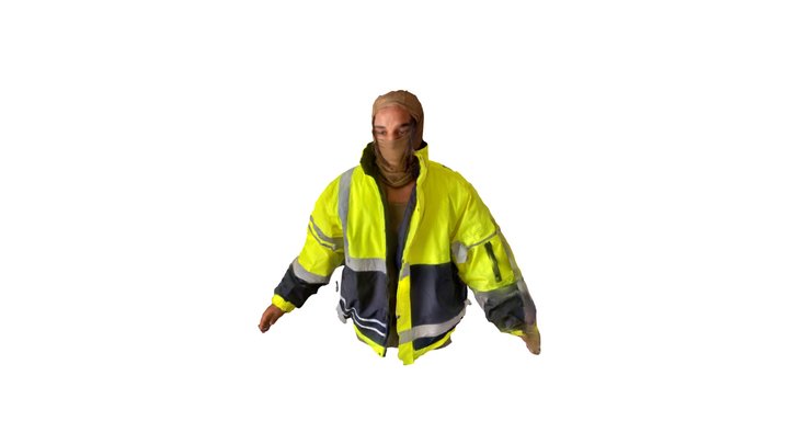 FLYING ELEPHANT JACKET ROUGE 3D Model