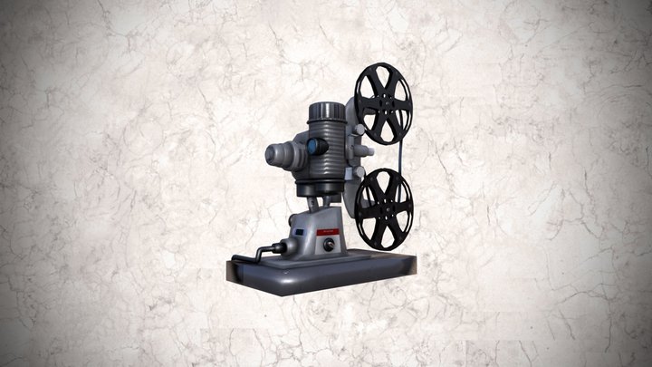 Proyector Bell & Howell de 8mm 3D Model