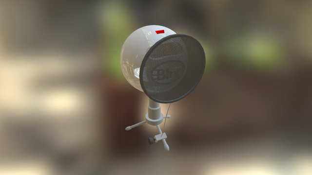 YouTuber's microphone 3D Model