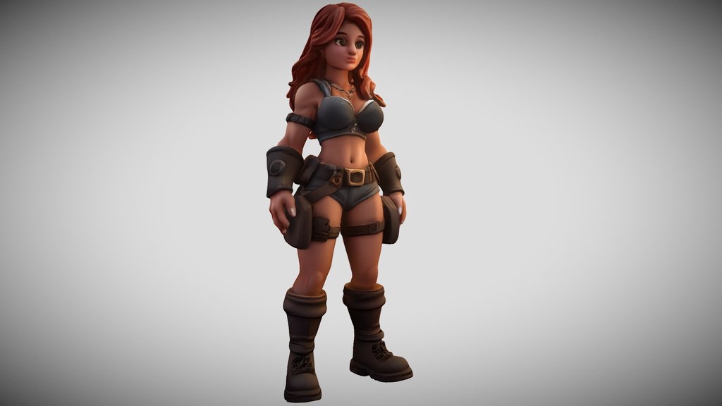 Redhead Cartoonish Explorer