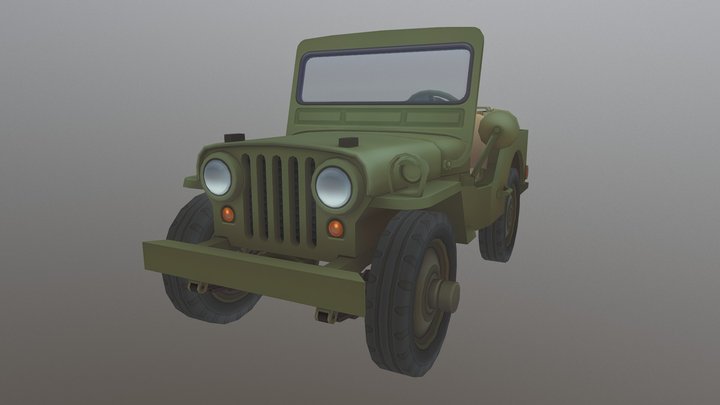 Jeep texturing step 5 3D Model
