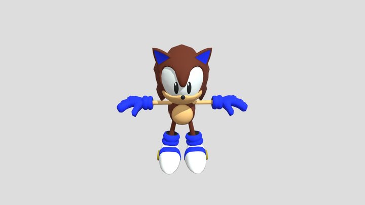 Davi the hedgehog 3D Model