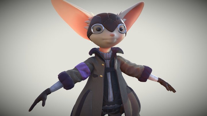 2DAE10_vandenBerkAngelique_CharacterSketchfab 3D Model