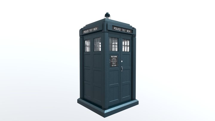 13th Doctor Who - Tardis 3D Model