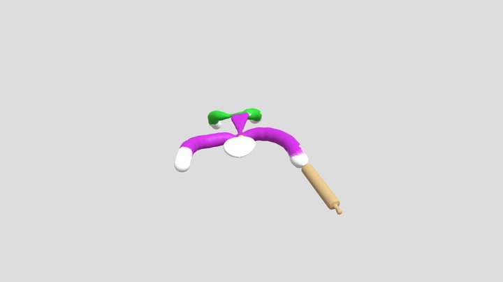 Aiden Stanley Spoon Obj 3D Model