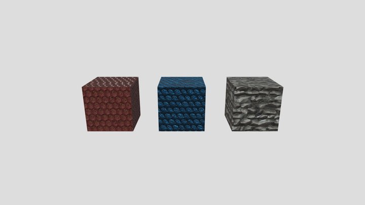 CUBES TEXTURES 3D Model