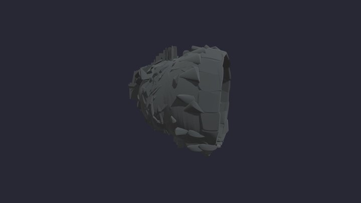 Jaskinia cz.3, Labirynt, podejście, flip 3D Model