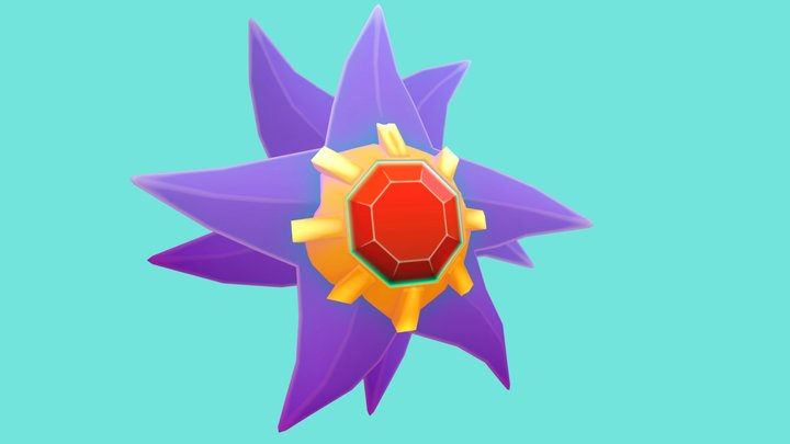 Starmie 3D Model