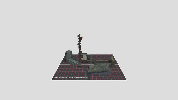 DAE 5 Finished props - FOREST LONER 3D Model
