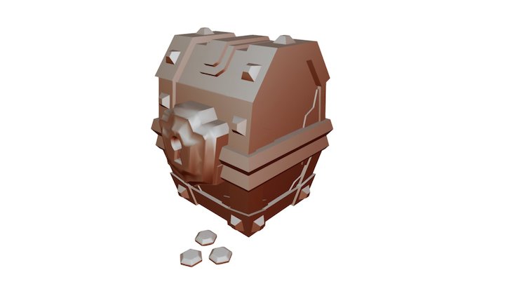 Impian789 - Clash Royale Super Magical Chest 3D Model