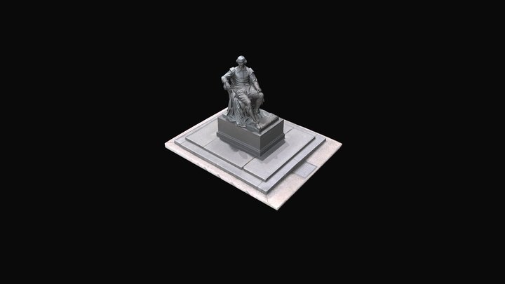 William Shakespeare Monument 3D Model