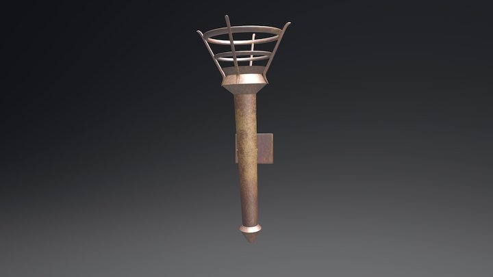 Torch Holder 3D Model