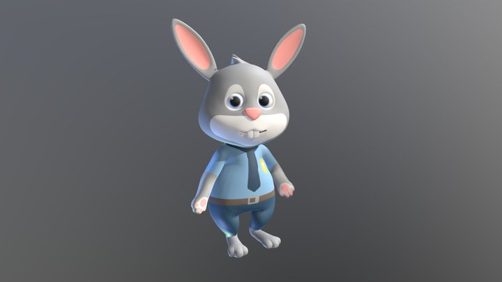 Rabbit AR 3D Model