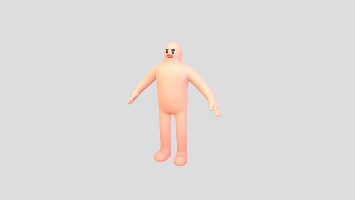 Character219 Cartoon Man 3D Model