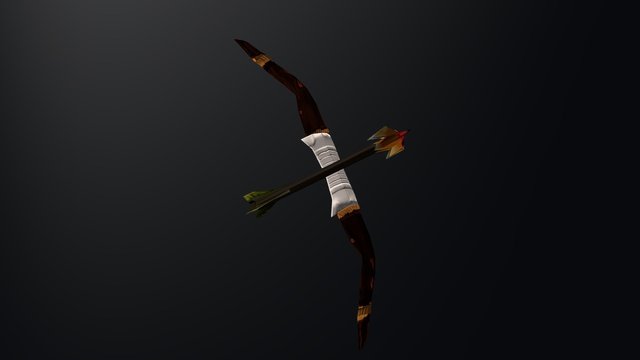 Dota 2 Clinkz Weapon 3D Model