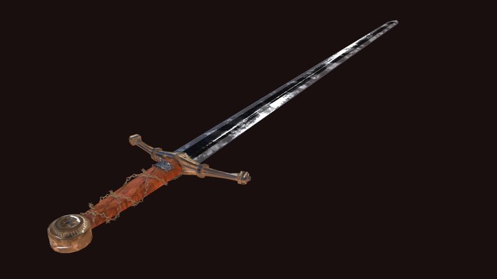 Tamplier Sword 3D Model