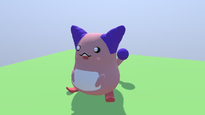 Pikacu 3D Model