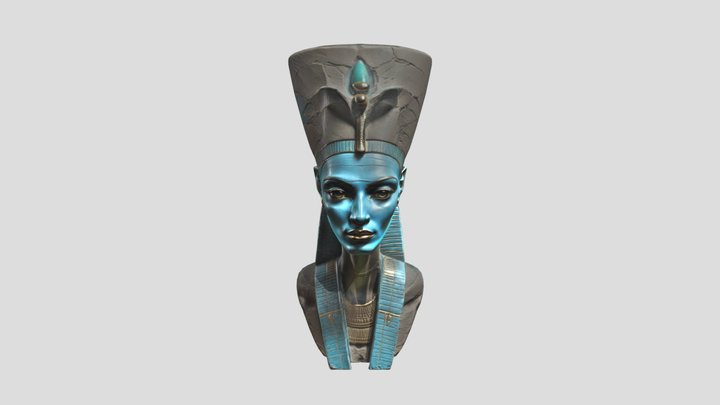 Tranquil Stone nefertiti 3D Model