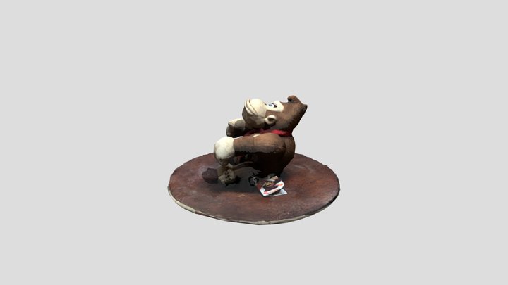 Donkey Kong 3D Model