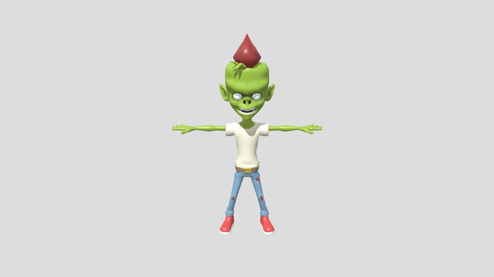 Bob Zombie 3D Model