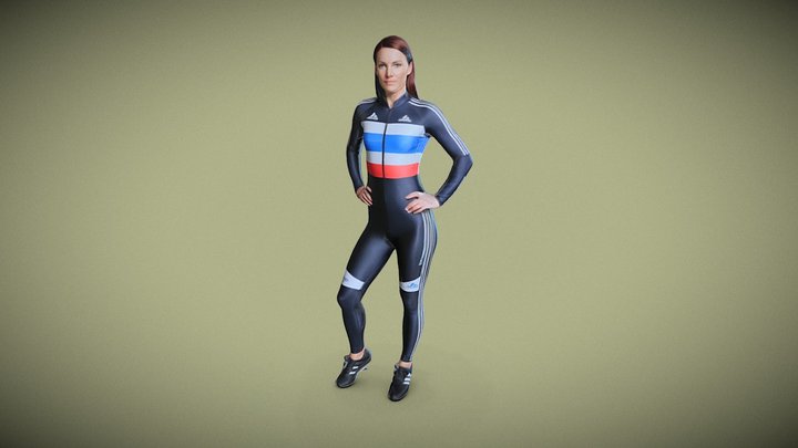 Anna Meares 3D Model