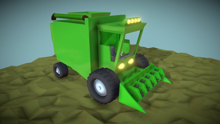 Combine Harvester - Colheitadeira 3D Model