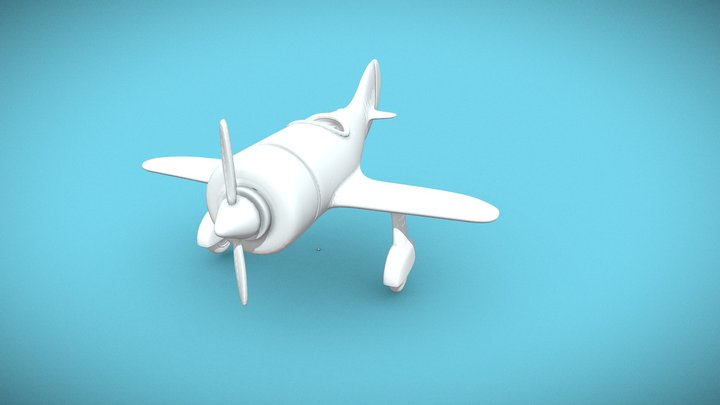 Flugzeug_Calvin 3D Model