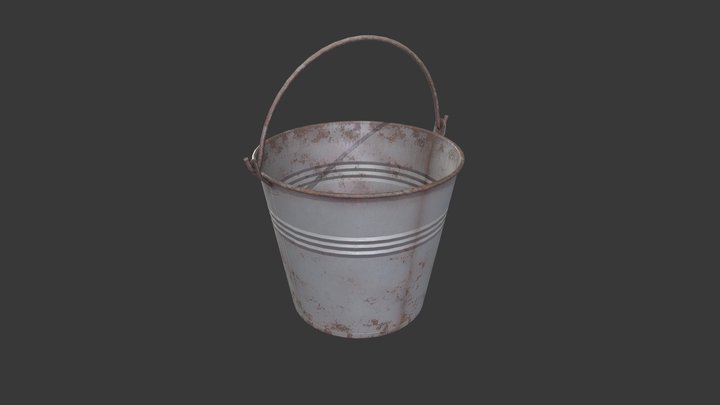 Rusty Metal Bucket – Modèle 3D gratuit STL