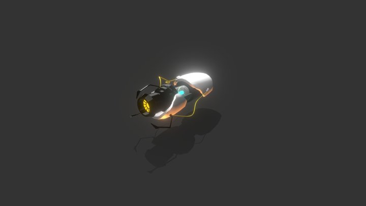 Portal Gun 3D Model