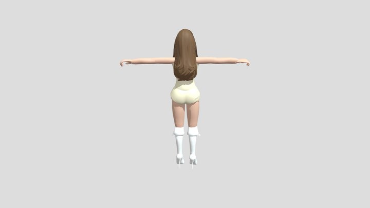 Ariana Break free with the Alien simbol 3D Model