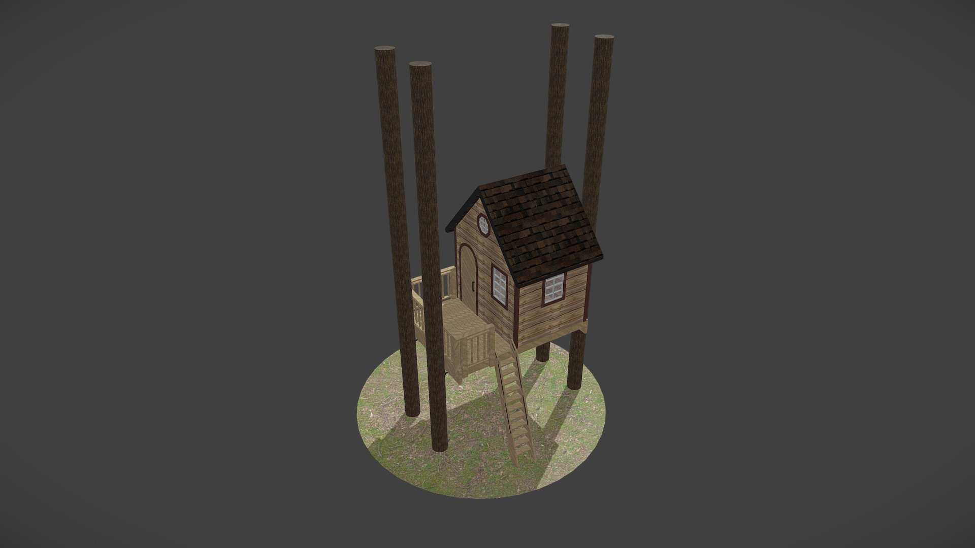 4 TREES — Sketchfab embed 3D viewer