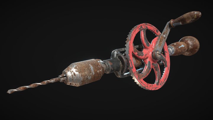 Millers Falls No. 980 Drill - DAE GAP Assignment 3D Model