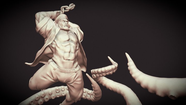 White Beard 3D Model