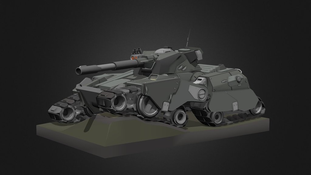 "Cobra" Futuristic tank concept