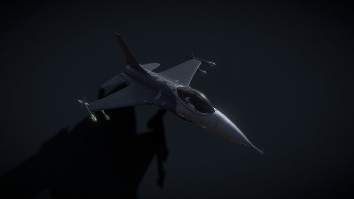 F 16 – Modello 3D gratuito STL