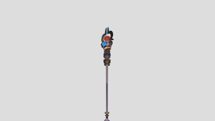 staff for sketchfab 3D Model