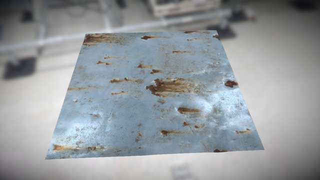 Seamless rusty metal texture 3D Model