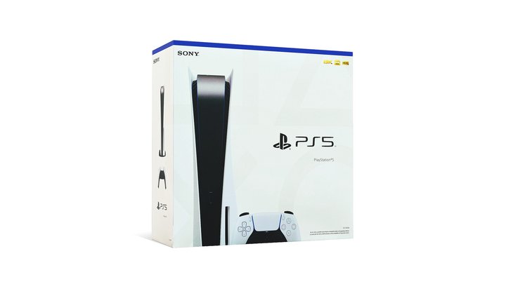 PS5 Box (Disc) – Modelo 3D gratuito STL