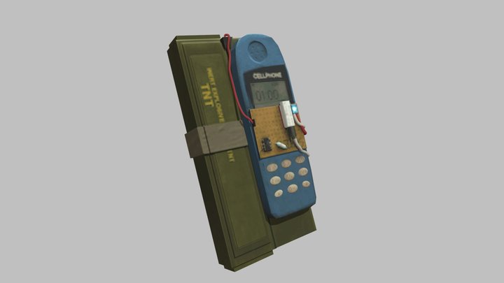 PSX C4 Explosive 3D Model